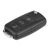 Tbest 1J0959753AH Car Remote Control Key 434MHz Chip Transmitter with Security for 2002 2005 Seat Black Plastic 3 Button view 3
