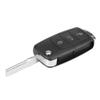 Tbest 1J0959753AH Car Remote Control Key 434MHz Chip Transmitter with Security for 2002 2005 Seat Black Plastic 3 Button view 4