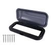 Bassadoro Waterproof Boat Stereo Housing Cover Protector 23x10cm Flip Up Design Universal Marine Radio Accessory view 2