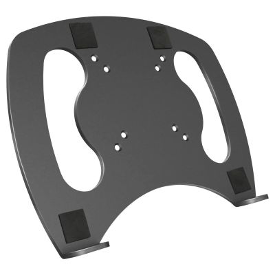 100x100mm Laptop Mount Tray Vented Notebook Holder Arm Mount Attachment Clamp for Monitor Laptop Tray