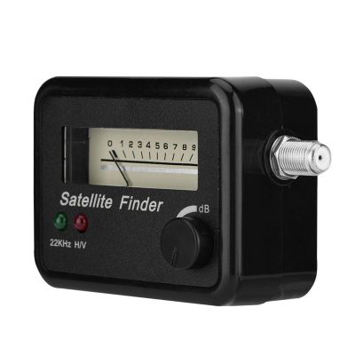 RASTKY Digital Sat Finder Extremely Sensitive Meter Finder to Align The Plate Easily and Quickly for DIY Enthusiasts Material Absmetal on Black