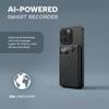 KS SHOP AI Voice Recorder Premium | Real-Time Transcription & AI Summaries | 256 Languages | Smart Recording Device for Meetings, Calls & Lectures | 64GB Storage | App Control view 2