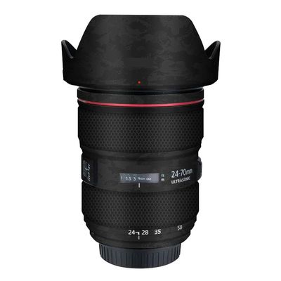 EF 24-70 2.8L II Anti-Scratch Camera Lens Sticker for Canon EF 24-70mm F2.8 L II Coat Wrap Protective Film Body Skin Cover(Knight Black)