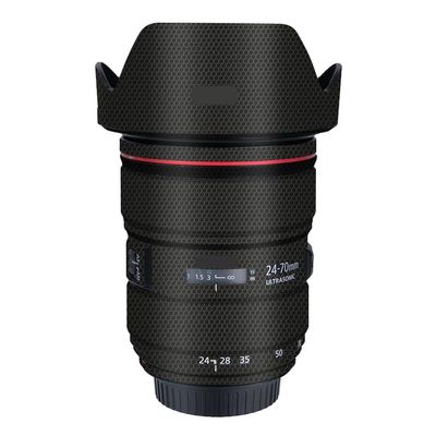 EF 24-70 2.8L II Anti-Scratch Camera Lens Sticker for Canon EF 24-70mm F2.8 L II Coat Wrap Protective Film Body Skin Cover(Matrix Black)