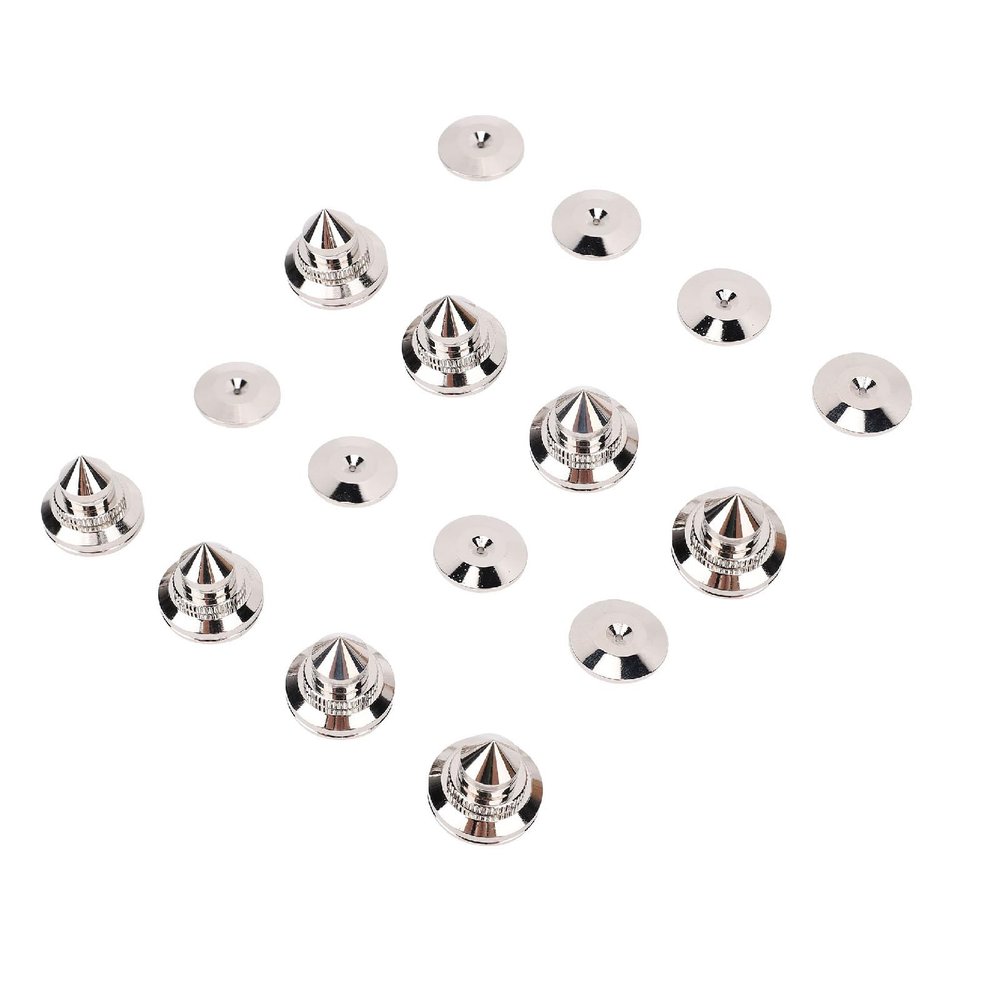 SUNGOOYUE Adjustable Copper Speaker Isolation Spikes Set for Cleaner Sound for HiFi SpeakersAudio Devices 8 Piece Set