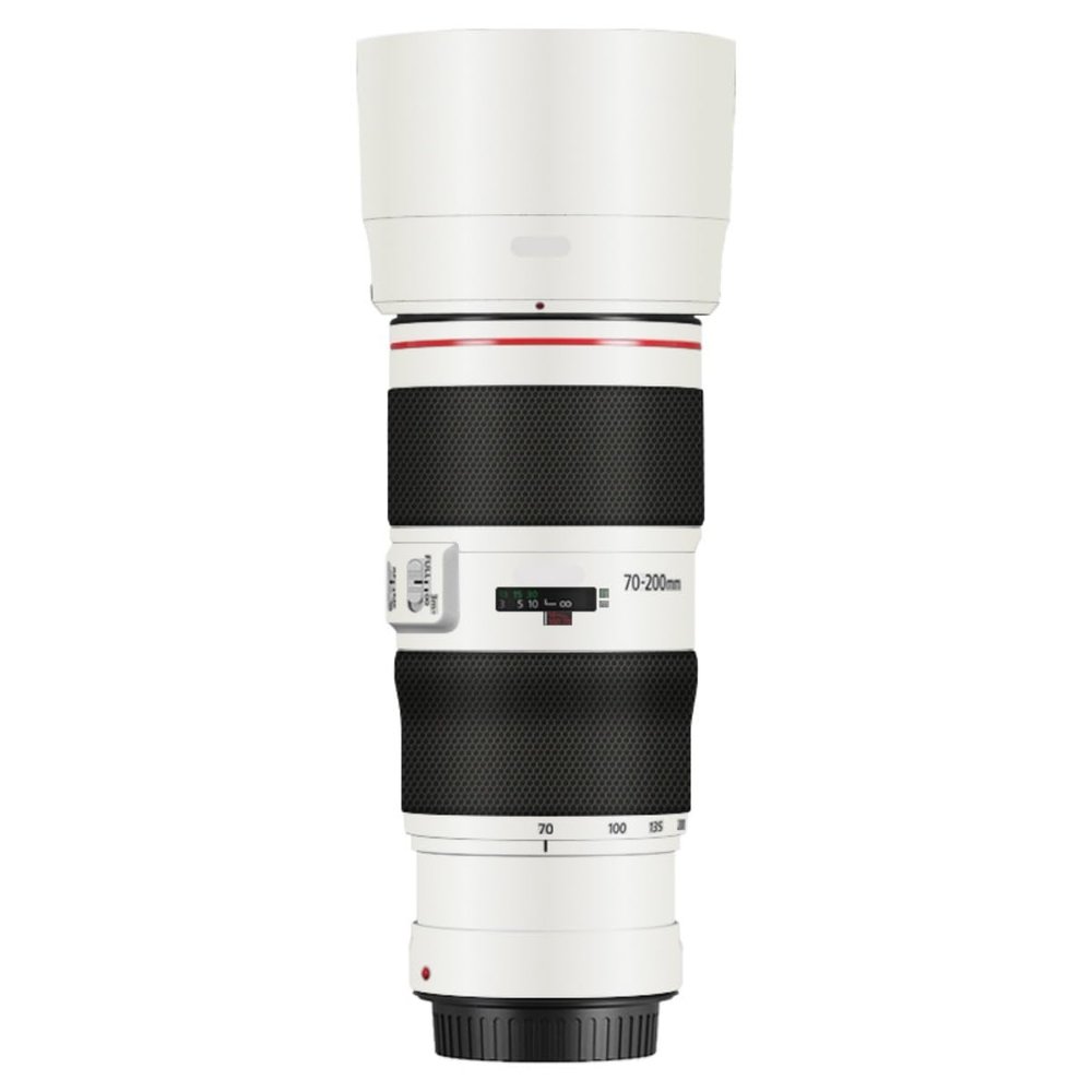 EF 70-200 4II Camera Lens Sticker for Canon EF 70-200mm F4 II Coat Wraps Film Protector Vinyl Decal Skin(Stain White)