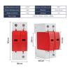 2P AC SPD Din Rail Surge Protector Protective Low-Voltage Arrester Device Home Lightning Protection 10-20KA 20-40KA 30-60KA 1P+N(20-40KA) view 4