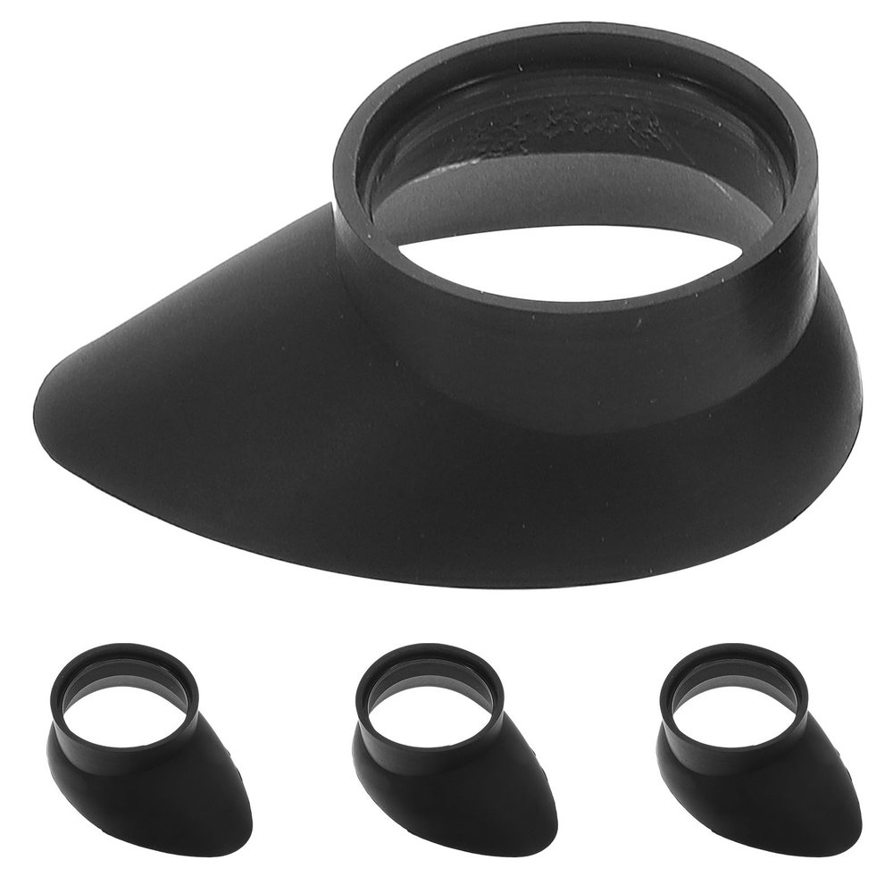 KITCHENKARATLY 4pcs Binocular Eye Cups Replacement - Rubber Eyepiece Covers - Eye Guards for Microscopes and Telescopes with 29- Dia. - Protective Rubber Eyecups for Comfortable Viewing