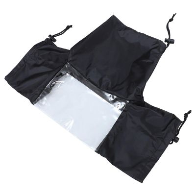 Homoyoyo DSLR Camera Rain Cover with Sleeves Clear Window Raincoat Protector for Outdoor Photography Protects Against Rain Snow Sand Salt Spray Compatible with Tripod