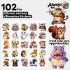 102PCS Animals Positive Affirmation Stickers, Motivational Stickers with Inspirational Quotes for Kids Adults Teens, Funny Cool Meme Vinyl Sticker for Water Bottles Laptops Phones Journals Bookish view 2