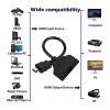 LOKLNEYK Dual-Port HDMI-Compatible Splitter  1080P HD 1 in 2 Out Cable Adapter, Works for Laptop/TV Box/Monitor view 4