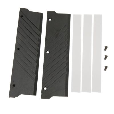 Yosoo Health Gear Aluminum Heatsink Cooler for MEO PMOAB G DDR5 RAM, Universal DDR5 Memory Heat Spreader with Thermal Pads, Efficient Cooling for DDR5 Memory Modules, 134x34mm (Black)