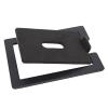 Wisoqu Desktop Speaker Stand, 16 Degree Tilted with Foam Pads for Enhanced Sound Performance, Steel Base for PC Speakers (Black) view 1