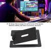 Wisoqu Desktop Speaker Stand, 16 Degree Tilted with Foam Pads for Enhanced Sound Performance, Steel Base for PC Speakers (Black) view 4