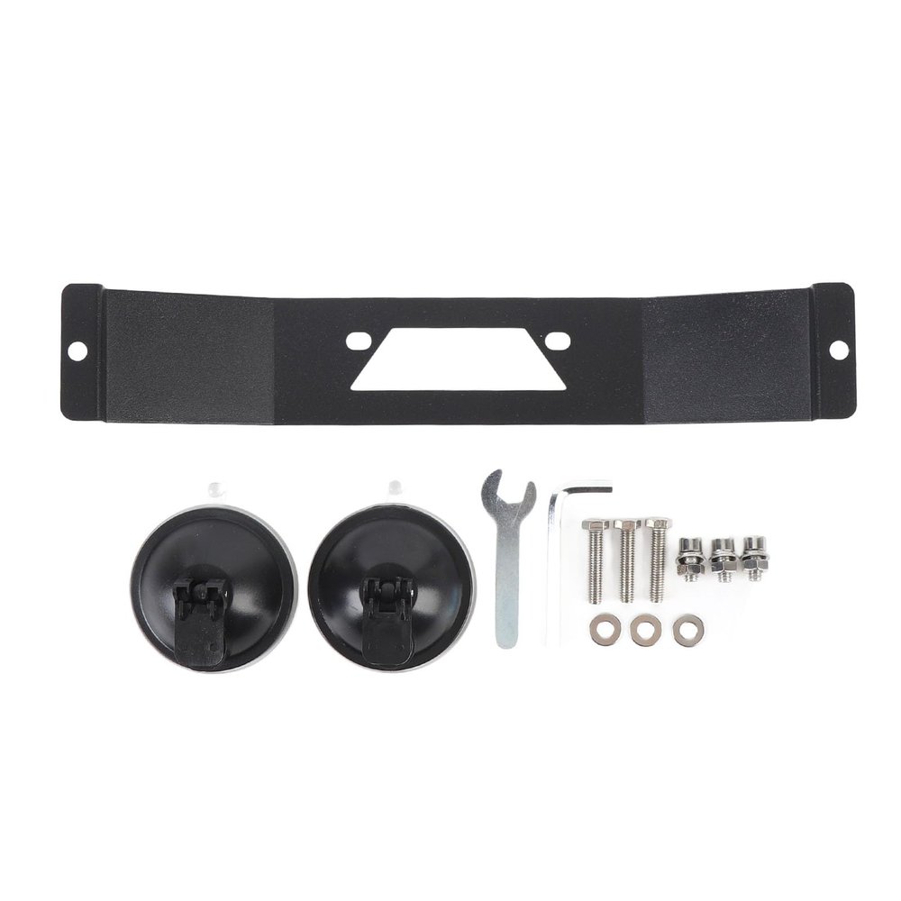 Fafeicy Satellite Suction Cup Car Mount Aluminum Alloy Adjustable Weatherproof Satellite Installation Kit for Mini Dish
