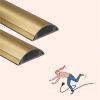 2 4 10 Pcs Floor Cable Protector, Wire Trunking/Semi-Circular Wire Groove Cover for Living Room, Kitchen, Bedroom, Self-Adhesive Cable Management Cover(A-2 pcs,L W 24in x 1.2in) view 1