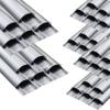 10 15 20 30 Pcs Wire Guard Raceway Channel Cover, Cable Cord Line Cover with Adhesive Backing, 79 72 60 in Length Stainless Steel Wire Guard(30 pcs,L W 72in x 2.2in) view 2
