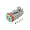 2Pin DT04-2P-P004 / DT06-2S-P004 Automotive Water Proof Connectors Series Male Female Pulg Additional Terminal(DT06-2S-P004) view 1