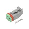 2Pin DT04-2P-P004 / DT06-2S-P004 Automotive Water Proof Connectors Series Male Female Pulg Additional Terminal(DT06-2S-P004) view 3
