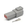 2Pin DT04-2P-P004 / DT06-2S-P004 Automotive Water Proof Connectors Series Male Female Pulg Additional Terminal(DT06-2S-P004) view 4