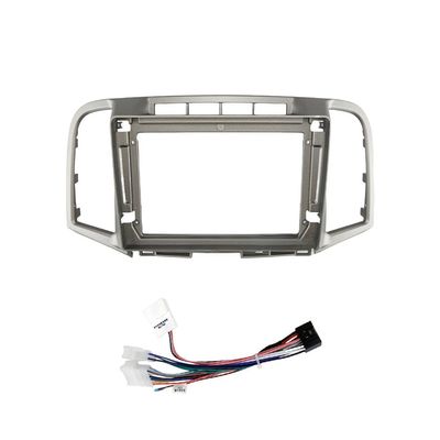 Car Interior Accessories Audio Frame 9 Inch Car Fascia Frame Adapter Radio Audio Dash Fitting Panel Kit/Fit for Toyota Venza AV10 2009-2017(Frame Cable)