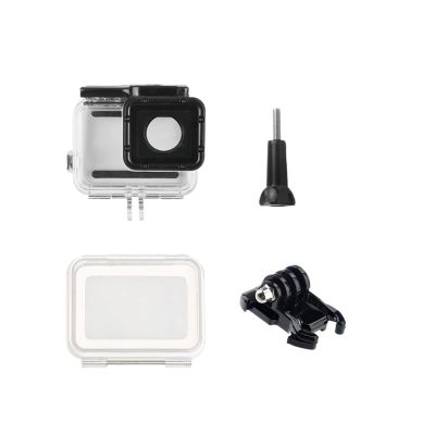 40M Waterproof Case Underwater Housing Touchable Door Diving Filter Red Pink Purple for Hero 5 6 7 Black Go Pro Accessory Excellent(Package C)