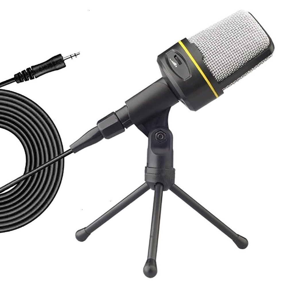 ECVGHD SF920 3.5mm Microphone Gaming Condenser Microphone with Brackets for Computer