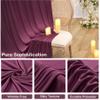 10ft15ft Burgundy Backdrop Curtain for Wedding Parties, 2 Panels Wrinkle Free 15 FT Long Polyester Photo Backdrop Drapes Back Drop Cloth for Birthday Photography Background view 4