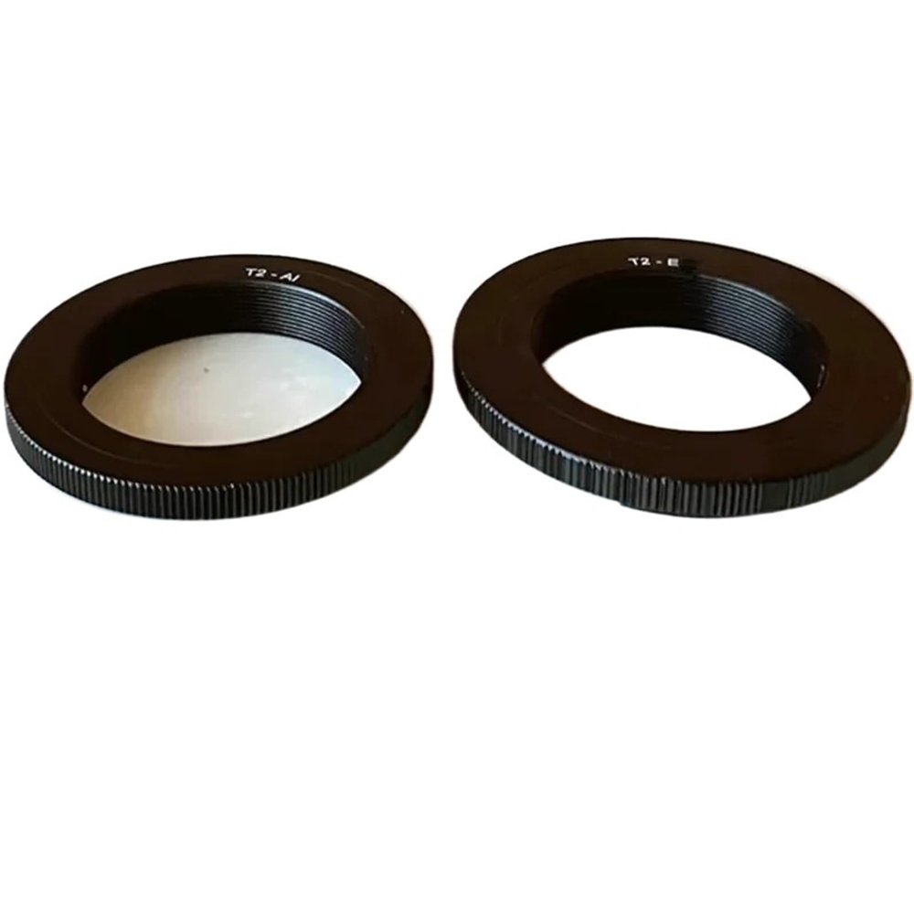 10pcs T2-AI /T2-EOS Metal Mount Adapter Screw Thread Mount Lens M42*0.75 for Canon EOS EF EF-S for Nikon F Mount Excellent(T2-EOS)