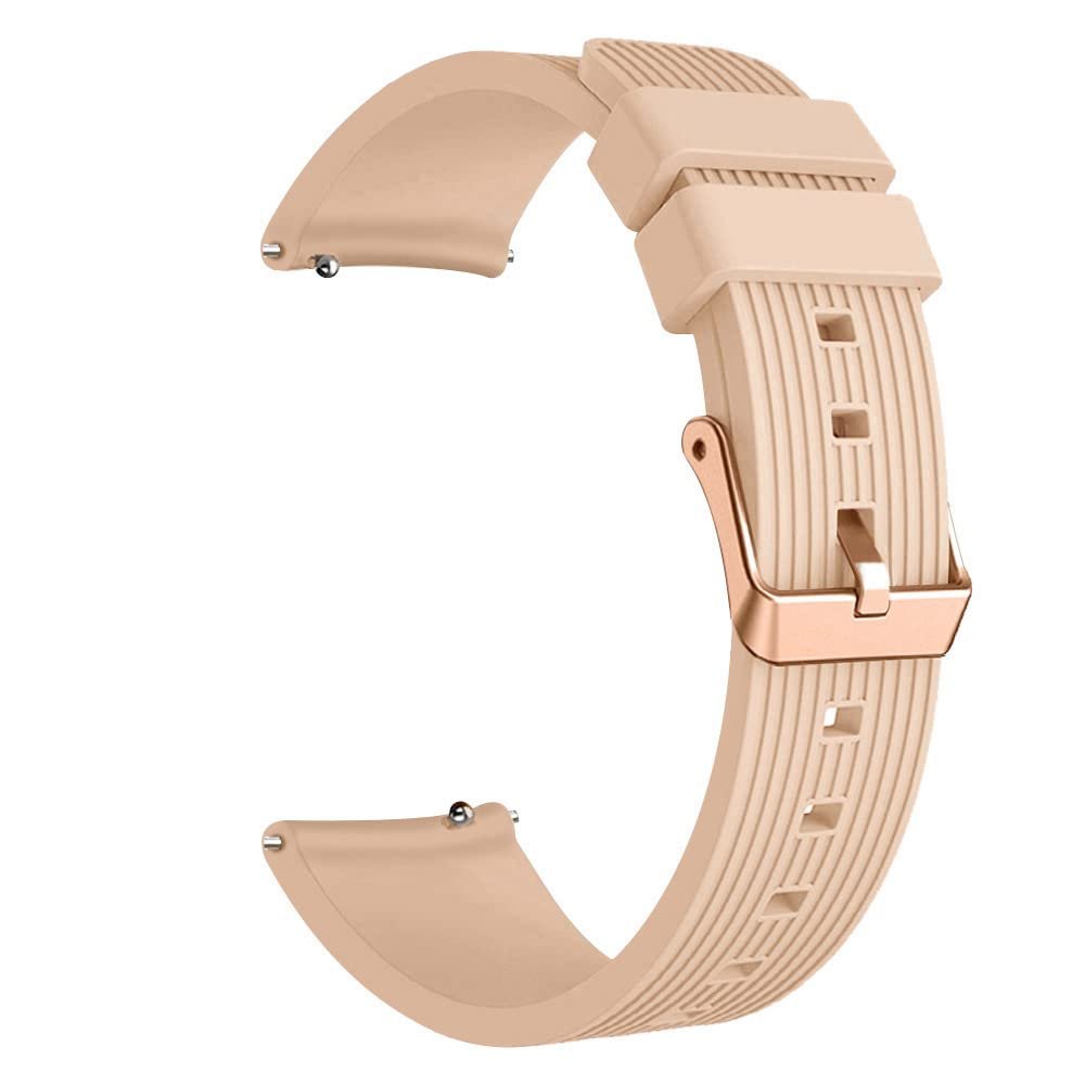 20mm Original Watch Band For Garmin Vivoactive 3 Venu 2 SQ Vivomove HR Forerunner 645 245m Silicone Strap Watchband Accessories (20mm Universal,Medium)
