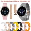20mm Original Watch Band For Garmin Vivoactive 3 Venu 2 SQ Vivomove HR Forerunner 645 245m Silicone Strap Watchband Accessories (20mm Universal,Medium) view 2