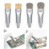 4Pcs Wire Bristles Brushes Replacement Heads for Motherboard IC Glues Removal and Repair Chip Protective Antistatic Tool view 2