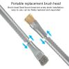 4Pcs Wire Bristles Brushes Replacement Heads for Motherboard IC Glues Removal and Repair Chip Protective Antistatic Tool view 3