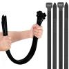 100 Pack 23 inch Extra Long Zip Ties, UV Resistant 200LBS Heavy Duty Professional Self-Locking Black Plastic Large Zip Ties for Cable Straps, Cable Management, Cord Organizer, Indoor and Outdoor view 1