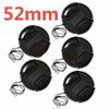 10pcs/lot 52mm Center Pinch snap on Cap Cover for Camera 52 mm Lens Excellent view 2