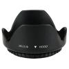 10pcs/lot 49 52 55 58 62 67 72 77 82mm Flower Lens Hood for Canon for Nikon Camera Lens Excellent(52mm) view 1