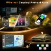 4G+128G Android 15 Car Stereo for Fiat 500 2007-2015, Wireless CarPlay Android Auto, 7'' IPS HD Touch Screen Car Stereo with GPS, WiFi, Bluetooth 5.0, FM, 32 EQ, SWC, Backup Camera view 3