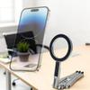 2025 New Magnetic Phone Holder, 4 in 1 Foldable Tripod & Selfie Stick & Desktop Stand & Grip, Hands-Free for Shooting Live Streaming, Compatible with Cell Phones view 3