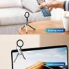 2025 New Magnetic Phone Holder, 4 in 1 Foldable Tripod & Selfie Stick & Desktop Stand & Grip, Hands-Free for Shooting Live Streaming, Compatible with Cell Phones view 4