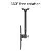 TV Bracket, TV Stand,tv Wall Mount TV Ceiling Mount, Adjustable Tilt Swivel TV Bracket, Fits 26-60 Inch TVs, Max VESA 400x400mm, with Loading 132 Lbs view 3