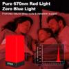 GCSOAR 670nm Red Lamp Sleep Light Melatonin Promoting Natural Sleep Aid, No Blue, Bedroom & Nursery Nightlight view 2