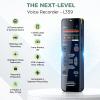 AI Digital Voice Recorder 128GB: AI Transcribe & Summarize Voice Activated Recorder with Playback | OTG - Portable Tape Recorder for Meeting & Lectures view 3
