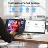 14" Dual Laptop Screen Extender - Ultra Thin Portable Monitor | FHD 1080P USB-C/HDMI Plug & Play | Lightweight Travel Display for Mac/Windows (13-17.3" Laptop) | Multi-Tasking Boost for Work & Gaming view 3