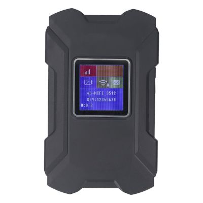 SUNGOOYUE 4G Travel LTE Router Lightweight Mobile Hotspot 32 Users Share for Outdoor Travelers for Africa, Middle ABS (Black)