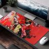 Woman Large Gaming Mouse Pad 40 x 20 in, Mouse Pad Red Desk Mat Large Soft Smooth Surface Stitched Edges Waterproof with Anti-Slip Rubber Base Mousepad for Desk and Computer Accessories PjY13417 4-D view 3