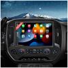 13.1" QLED Car Radio Stereo Upgrade for Chevy Silverado & GMC Sierra 2014-2018, 8-core Head Unit 4GB+64GB with CarPlay/Android Auto,2K Touch Screen and 1080P Backup Camera (4+64 Black) view 1