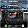 13.1" QLED Car Radio Stereo Upgrade for Chevy Silverado & GMC Sierra 2014-2018, 8-core Head Unit 4GB+64GB with CarPlay/Android Auto,2K Touch Screen and 1080P Backup Camera (4+64 Black) view 4