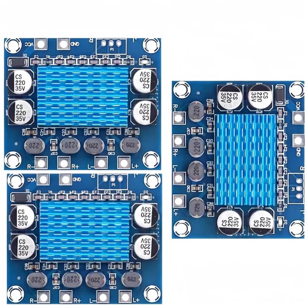 1/3pcs TPA3110 XH-A232 30W+30W 2.0 Channel Digital Stereo Audio Power Amplifier Board DC 8-26V 3A distintivo(3pcs TPA3110 XH-A232)