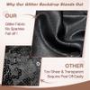 10x12FT Black Sequin Backdrop Curtain -2 Panels 5x12FT Wrinkle Free Shimmer Back Drop Cloth, Glitter Backdrop Drapes for Photography, Birthday, Wedding, Graduation Background view 3