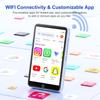 Conrain 80GB mp3 Player with Bluetooth and WiFi, 4.02" Touchscreen MP3 Player with Camera, Android MP3 MP4 Player for Kids with Spotify, Deezer, Amazon Music, Audible, Support up to 1TB view 2